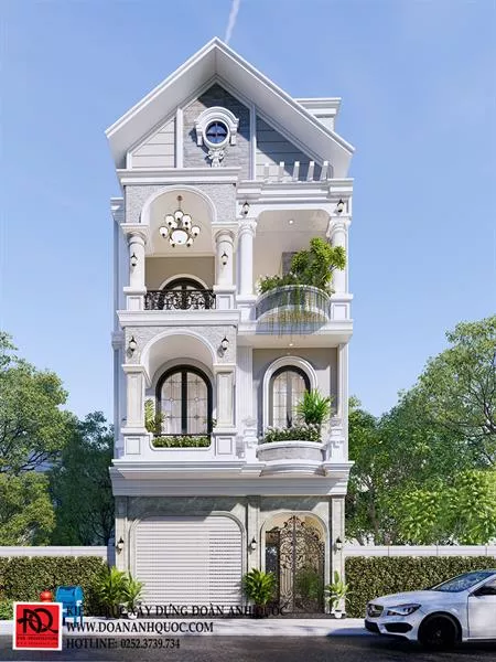 Xây nhà trọn gói Phan Thiết | Công ty Kiến trúc - Xây dựng Đoàn Anh Quốc . Thiết kế biệt thự phố tân cổ điển tại khu Ocean Dunes - Phan Thiết
